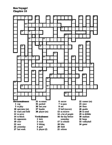 voyages 8 crossword