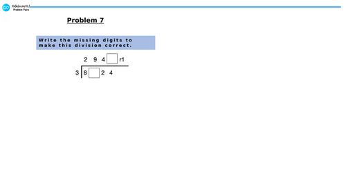 White Rose Year 6 Block 2 Four Operations - Short Division