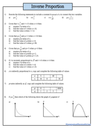 Direct & Inverse Proportion worksheet with answers | Teaching Resources