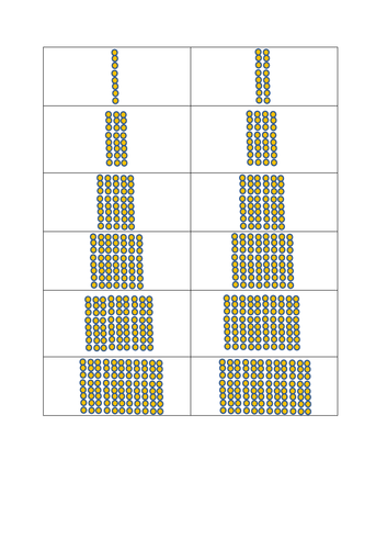 8 times tables arrays