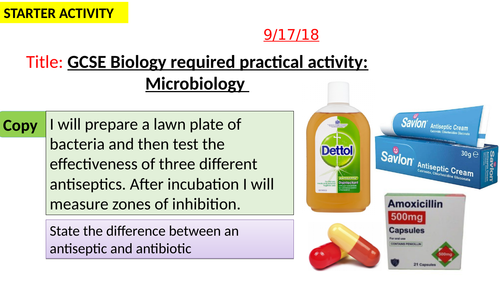 AQA new specification-REQUIRED PRACTICAL 2-Microbiology-B5