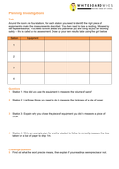 Working Scientifically: Planning Investigations (KS3 Activate