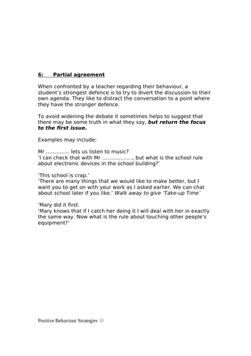 Back to School - Positive Behaviour Strategies Handouts | Teaching ...