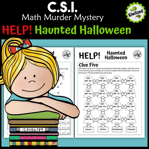 Halloween Math Activity: Mini Murder Mystery