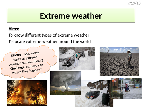 case study example of extreme weather