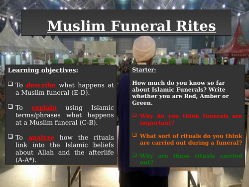 GCSE Muslim Funerals