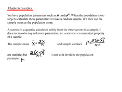 A Level Statistics Sampling - 