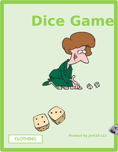 Clothing Dice Game