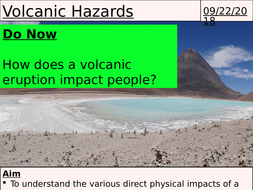 Volcanic Hazards - AQA A Level Geography | Teaching Resources