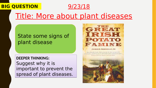 AQA new specification-More about plant diseases-B5.10