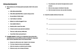 Grammar Worksheets By Isobelduncan Teaching Resources Tes