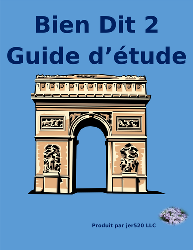 Bien Dit 2 Chapitre 7 Grammaire Study Guide