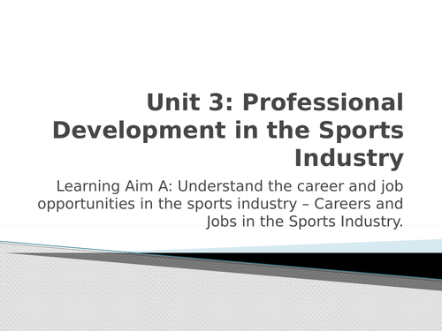 BTEC Sport Level 3 Unit 3 Learning Aim A-D | Teaching Resources