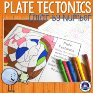 Plate Tectonics Colour-by-Number | Teaching Resources