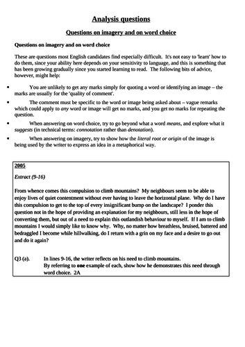 national 5 english example essay