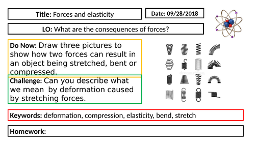 AQA GCSE Physics New Specification - P5 Forces and Elasticity