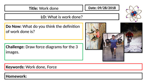 AQA GCSE Physics New Specification - P5 Work Done