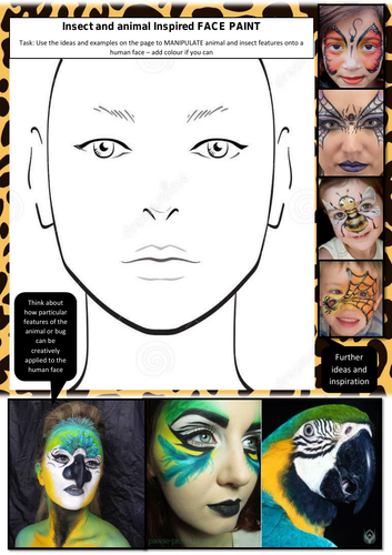 Animal Inspired Face Paint Design