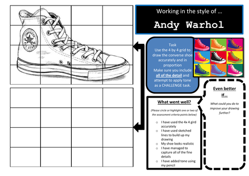 Drawing a converse shoe