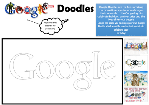Google Doodles - CREATE YOUR OWN