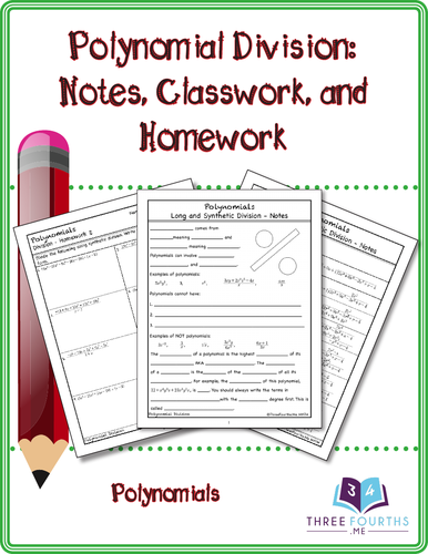 Polynomial Division | Teaching Resources