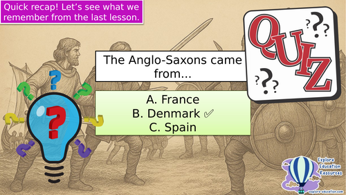 KS2 Anglo Saxons and Vikings Unit - 10 Outstanding History Lessons ...