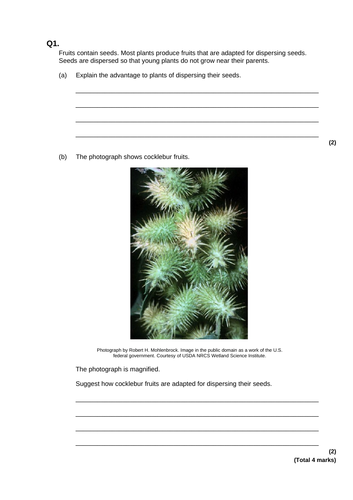AQA GCSE: B16 Adaptations, Interdependence and Competition: Selection ...