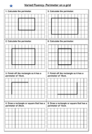 White Rose Maths - Year 4 - Perimeter on a grid (Varied Fluency ...