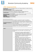 unit 19 health and social care assignment brief