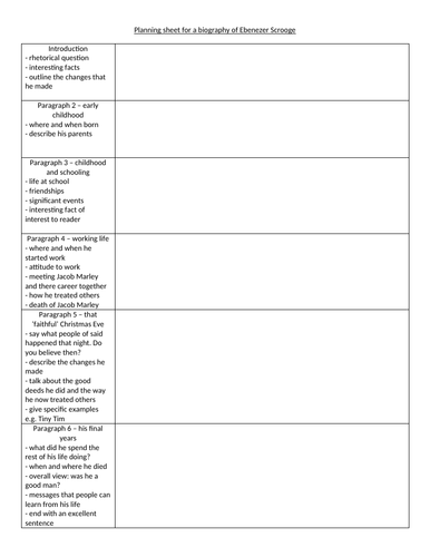 Year 6 full lesson plans for biographies | Teaching Resources