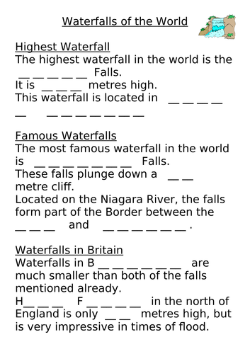 Rivers lesson 5 & 6 - Niagara Falla, waterfall assessment | Teaching ...