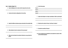 cambridge science checkpoint 3 revision worksheets by