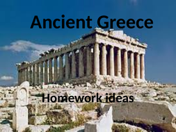 ancient greece homework