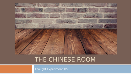 the chinese room experiment summary