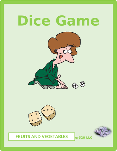 Fruits and Vegetables Dice Game