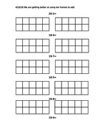 10 Frame Subtraction | Teaching Resources