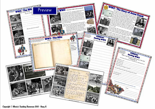 Children in WW2 / KS2 / Facts & Worksheets | Teaching Resources