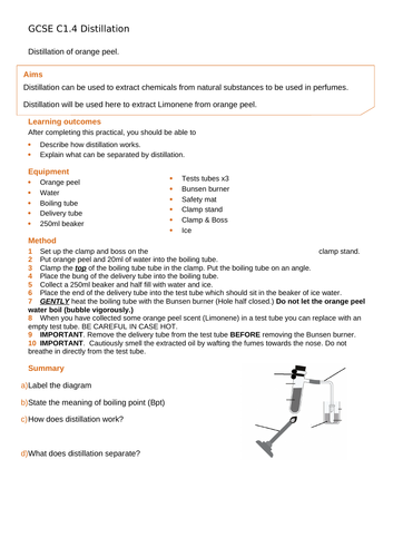 C1.3 Distillation