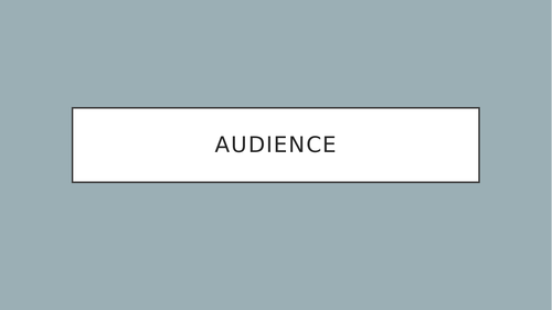 Eduqas A-level media audience theory demographics and psychographics (Young and Rubicam)