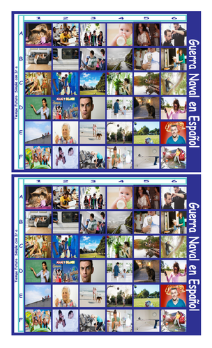 Future Simple Tense with Going To Spanish Legal Size Photo Battleship ...