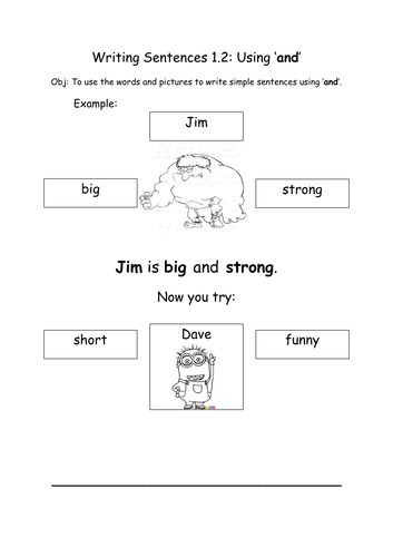 writing-in-sentences-using-simple-conjunctions-activities-extension