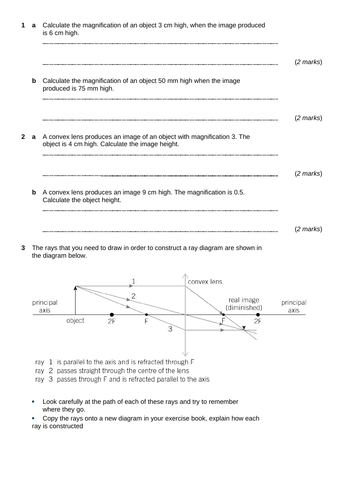 Light and the Electromagnetic Spectrum - Lenses | Teaching Resources