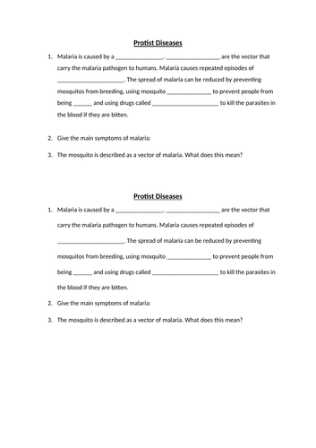 AQA Unit 3 Lesson 4 Types of diseases | Teaching Resources