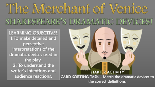 The Merchant of Venice - Shakespeare's Dramatic Devices!