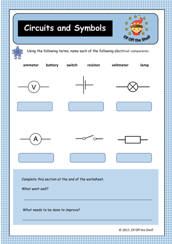 Current Electricity Circuits And Symbols Ks2 Teaching Resources