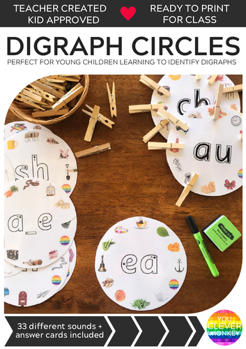 Digraph Sound Circles | Teaching Resources