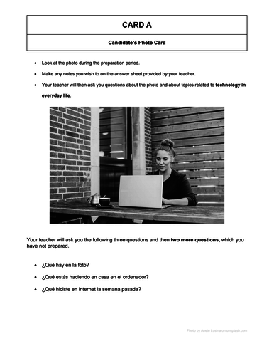 aqa-spanish-gcse-technology-photo-cards-teaching-resources