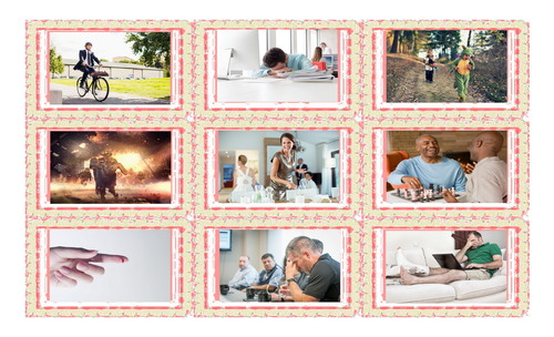 Past Simple Tense with Irregular Verbs Legal Size Photo Card Game ...