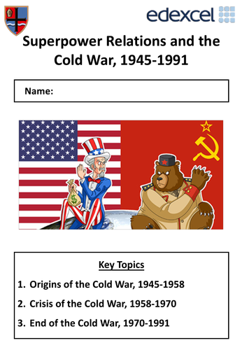 Edexcel Super Relations and the Cold War, 1941 - 91 | Teaching Resources