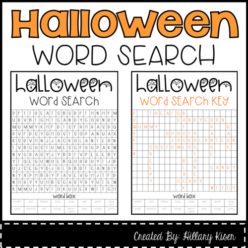 Halloween Word Search | Teaching Resources